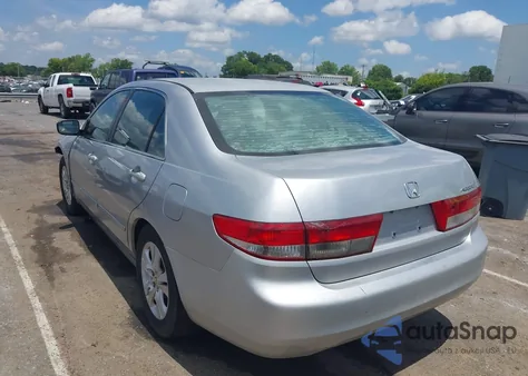 2003 Honda Accord 2.4 Lx from USA, damaged, VIN 1HGCM55303A002994